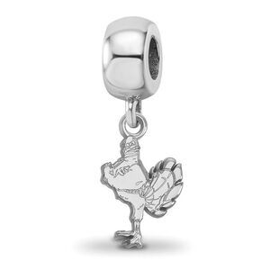 Sterling Silver Virginia Tech Small Dangle Bead Charm